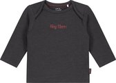 Prénatal Newborn Shirtje Unisex - Baby Kleding voor Jongens en Meisjes - Maat 56 - Grijs