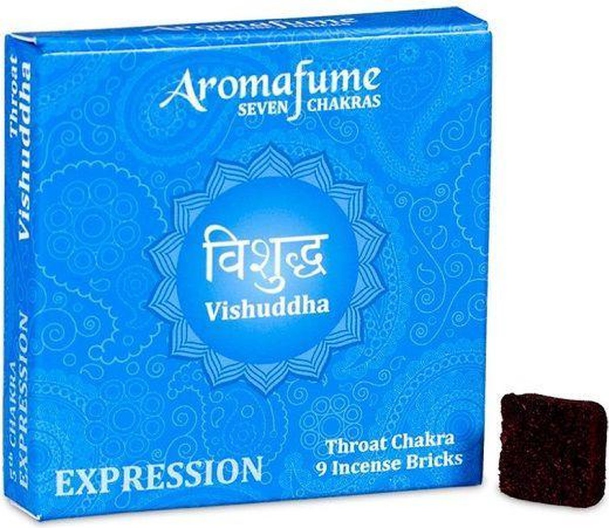 Aromafume Chakra Wierookblokjes: Vishudda - keel chakra