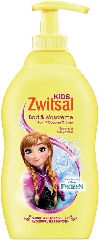 Bukken software Peuter Zwitsal Frozen Kids Bad & Wash Creme 400ml | bol.com