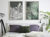 Beliani CANIEZZA - Wanddecoratie - groen - polyester