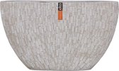 Pot ovaal Stone 59x14x35 ivoor