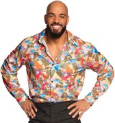 Boland - Shirt Crazy Heren Polyester Patroon - Multicolour - Maat XXL