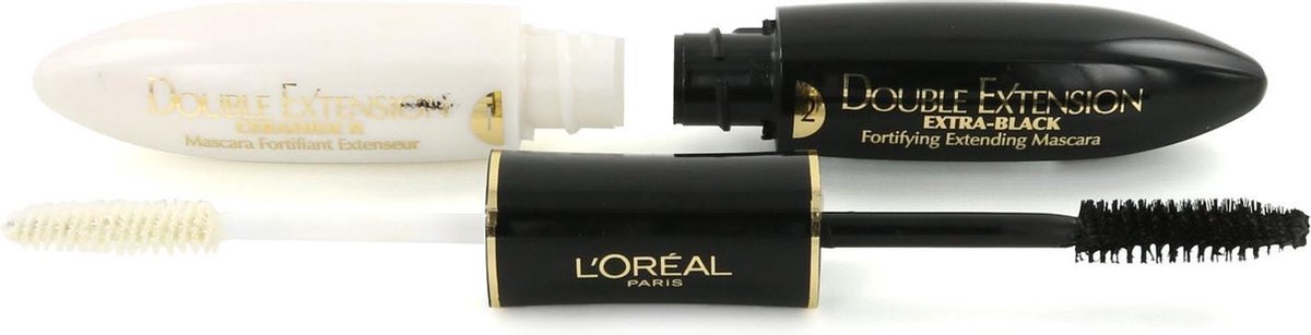 L’Oréal Mascara – Double Extension Extra Black , 12 ml - 1 stuks - L’Oréal Paris