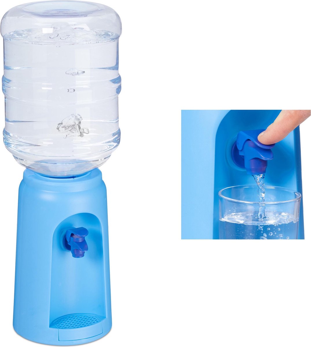 relaxdays waterdispenser met kraantje watertap kantoor water tap