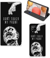 Telefoonhoesje met Quotes Geschikt voor Samsung Galaxy A42 Bookcase Cover Zombie