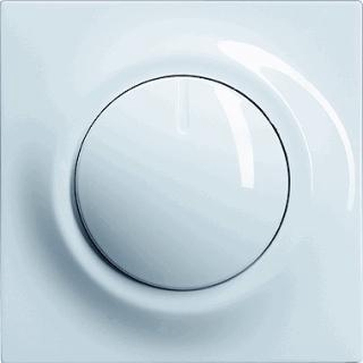 Busch-Jaeger Impuls centraalplaat voor Busch-dimmer met draaiknop, alpinwit
