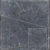 Progetto Natuursteen Antiek 20x20 cm prijs per verpakking van 0.6m² (15 stuks), nero marquino