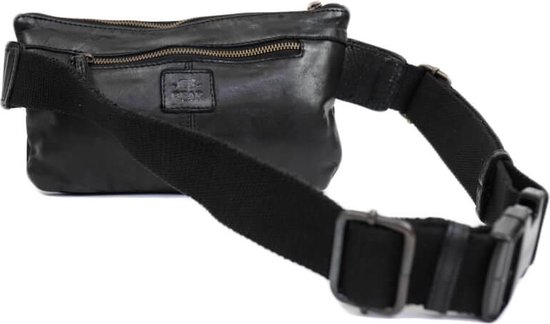 Sac à main en cuir Bella Bear Design - Noir