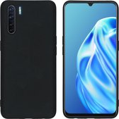 iMoshion Color Backcover Oppo Reno3, Oppo A91 hoesje - zwart