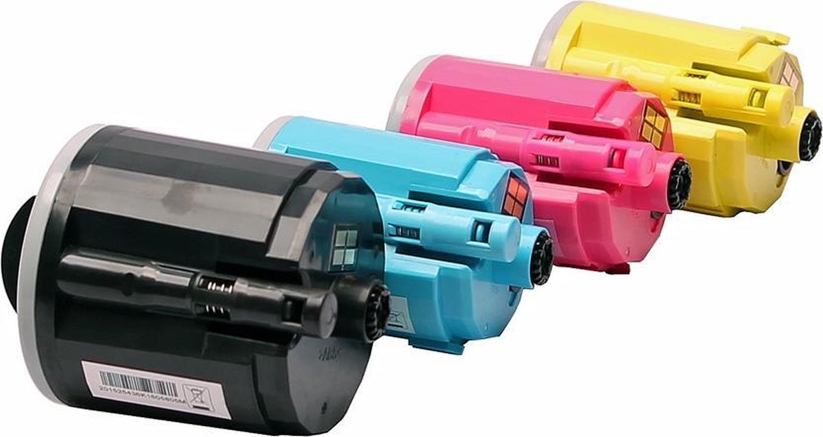 Image of ABC huismerk Set 4x toner geschikt voor Samsung CLP-P300C voor CLP300 CLP300N CLP300NG Series CLX2160 CLX2160N CLX3130 CLX3130N CLX3160 CLX3160FN CLX3160N v. ABC