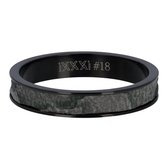 iXXXi Jewelry Vulring 4 mm Elephant Zwart - maat 20