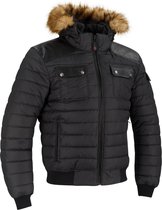 Bering Amber textiel jas zwart