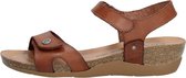 Cosmos Dames sandalen Sandalen Plat - cognac - Maat 38