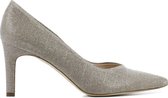 Peter Kaiser Pumps / Stiletto Dames / Damesschoenen - Canvas    - Naaldhak hoogte 8 cm - wf 34x91 - Zilver - Maat 36