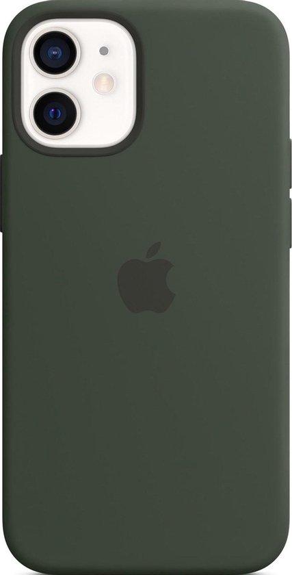 Origineel Apple iPhone 12 Mini Hoesje MagSafe Silicone Case Groen