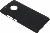 Effen Backcover Motorola Moto G5 Plus hoesje - Zwart