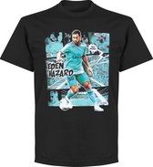 Real Madrid Hazard Comic T-Shirt - Zwart - XXL