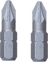 Wovar Pozidrive Bits PZ|2 25 mm | 2 Stuks