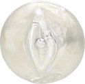 Calexotics Basic Essentials Tight Pussy masturbator, helder, met een vaginale textuur.