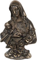 Decoratie beeld Maria | 16*11*24 cm | Bruin | Kunststof | Maria beeld | Clayre & Eef | 6PR2946