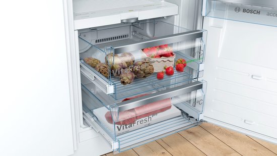 Bosch Serie 8 inbouw koelkast 140 cm VitaFresh Pro 0°C vershouden, SuperCooling, VarioShelf, LED verlichting