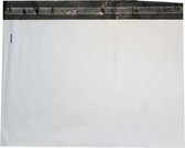 Verzendzakken voor Kleding - 100 stuks - 60 x 45.7 cm (A2) - Wit Verzendzakken Webshop - Verzendzakken plastic met plakstrip