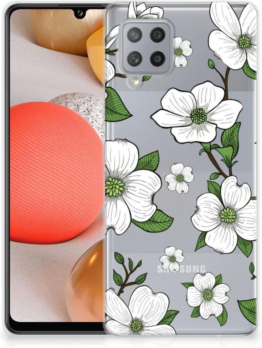 Samsung Galaxy A42 TPU Case Dogwood Flowers