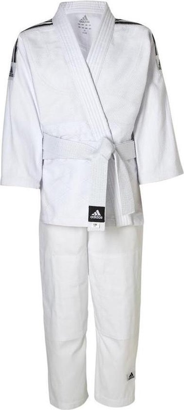 adidas Judopak J350 Club Junior  Judopak - Unisex - wit/zwart Maat/ Lichaamslengte 170 cm - adidas