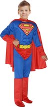 Ciao S.r.l Verkleedpak Superman Blauw/rood 3-delig 5-7 Jaar