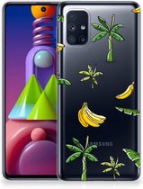 Mobiel Case Geschikt voor Samsung Galaxy M51 GSM Hoesje Banana Tree