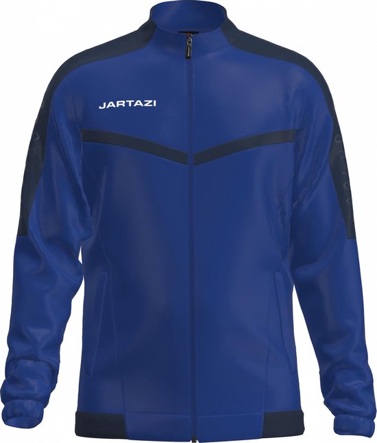 Jartazi Sportjack Torino Poly Jr Polyester Blauw Maat 146/152