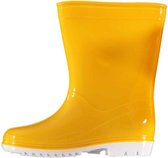 Xq Footwear Regenlaarzen Junior Halfhoog Rubber Geel Maat 36