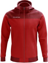 Jartazi Sportjack Bari Hoodie Dames Polyester Rood Maat 34/36