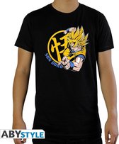 DRAGON BALL - Tshirt DBZ/ Goku Super Saiyan man SS black - basic