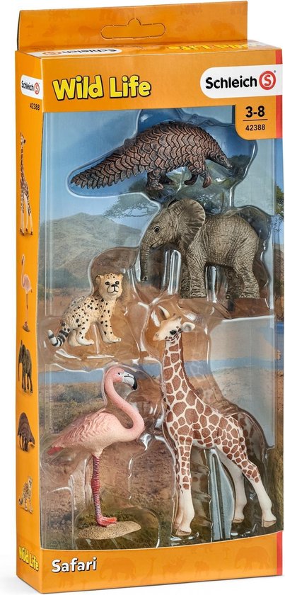Schleich Wild Life - Wild Life dierenmix - Speelfiguur - Kinderspeelgoed voor Jongens en Meisjes - 3 tot 8 jaar