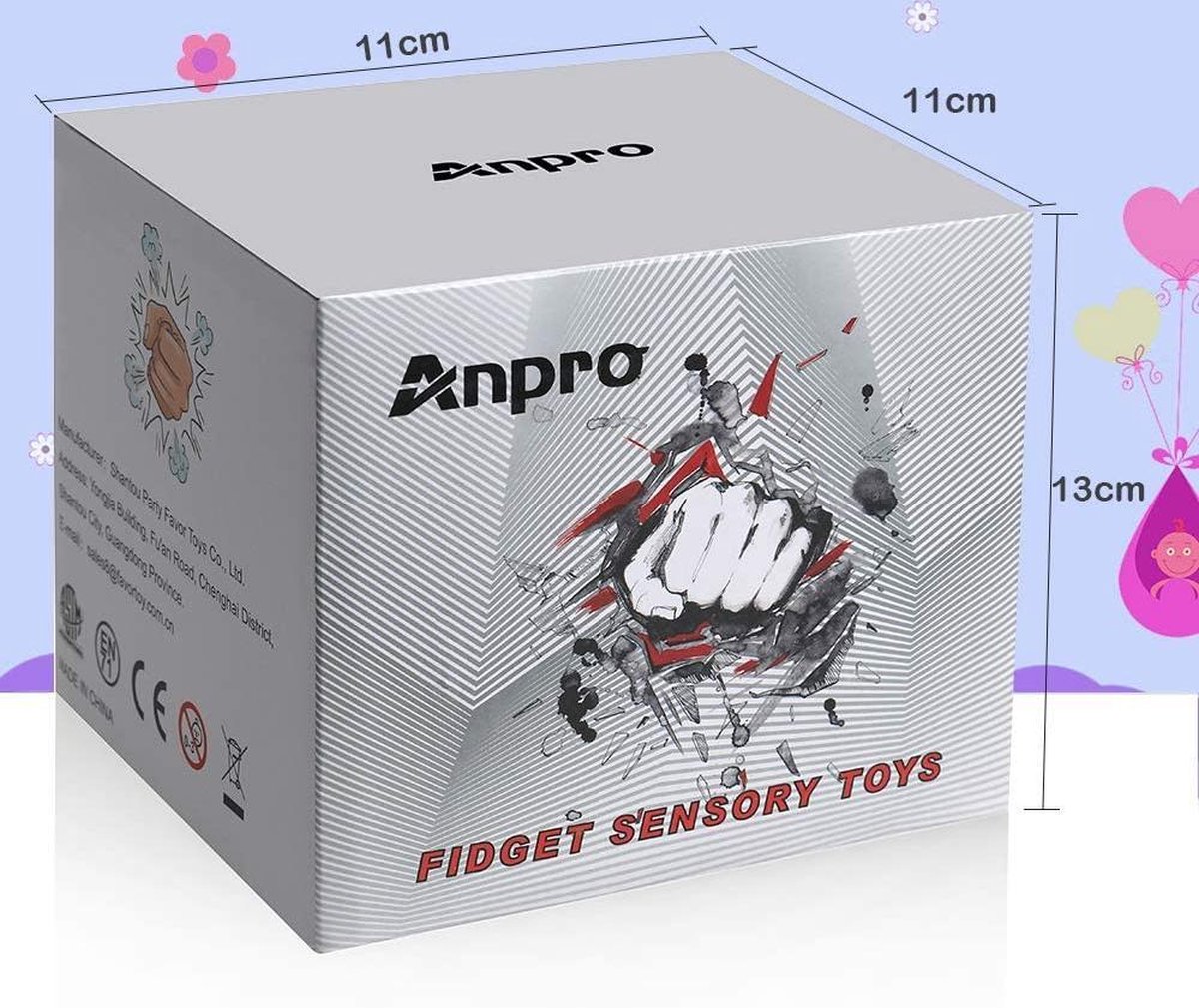TWIDDLERS 11-delige Fidget Toy Speelgoedset tegen Stress - Onstspanning voor Kinderen en Volwassenen - Squishy's, Stressballetjes en meer