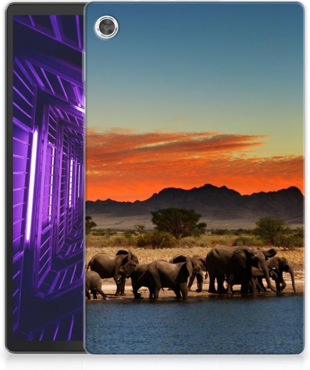 Back Cover voor Lenovo Tab M10 Plus Back Case Olifanten