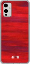 6F hoesje - geschikt voor OnePlus 9 -  Transparant TPU Case - Scarlet Canvas #ffffff