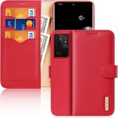 Dux Ducis Hivo Series Samsung Galaxy S21 Ultra Hoesje Book Case Rood