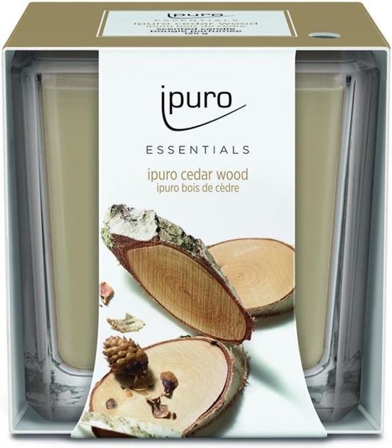 Ipuro Geurkaars Cedar Wood 125 gram