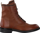 Omoda 56215 Veterboots - Laarzen Met Veters - Dames - Cognac - Maat 38