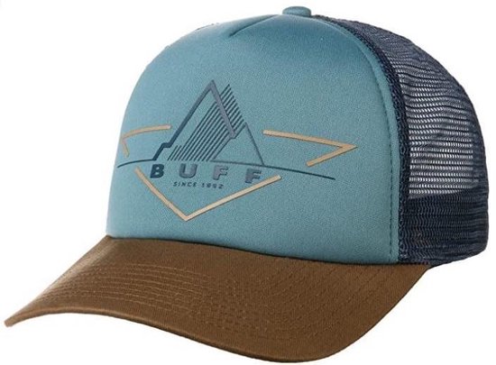 BUFF® Trucker Cap Brak Stone Blue - Pet - Zonbescherming