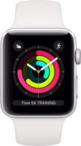 Apple Watch Series 3 - Smartwatch - 38mm - Zilver/Wit