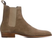 Stefano Lauran Mannen Suède  Chelsea boots / Laarzen / Herenschoenen S3015 - Taupe - Maat 43