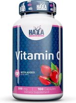 Vitamin C 500mg With Rose Hips Haya Labs 100caps