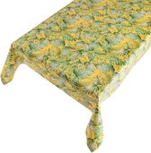 Tafelzeil Madeira Geel -  350 x 140 - Geel tafelkleed - Beschikbaar in verschillende maten - Geleverd in een koker
