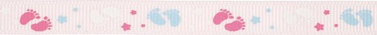 Krullint geel, 5 mm breed, 500 meter