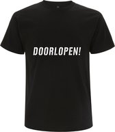 Doorlopen Heren t-shirt | rot op | loop door | marathon | hardloper | grappig | cadeau | Zwart