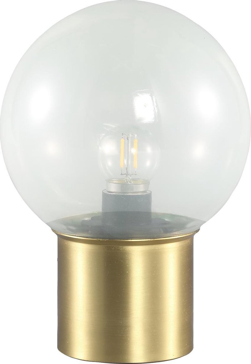 PTMD Bodin White glazen LED tafellamp bal