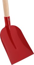 Langues Outils Pelle à béton durci rouge avec manche de 90 cm